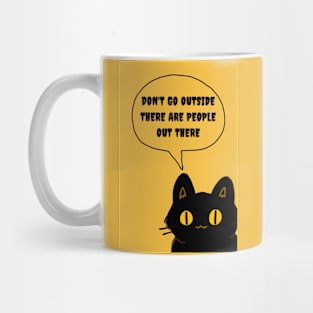 Yellow Eyes Cat Mug